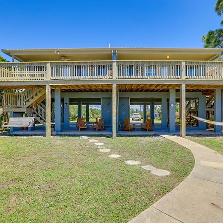 Waterfront Cedar Key Duplex Home Grill And Dock! Bagian luar foto
