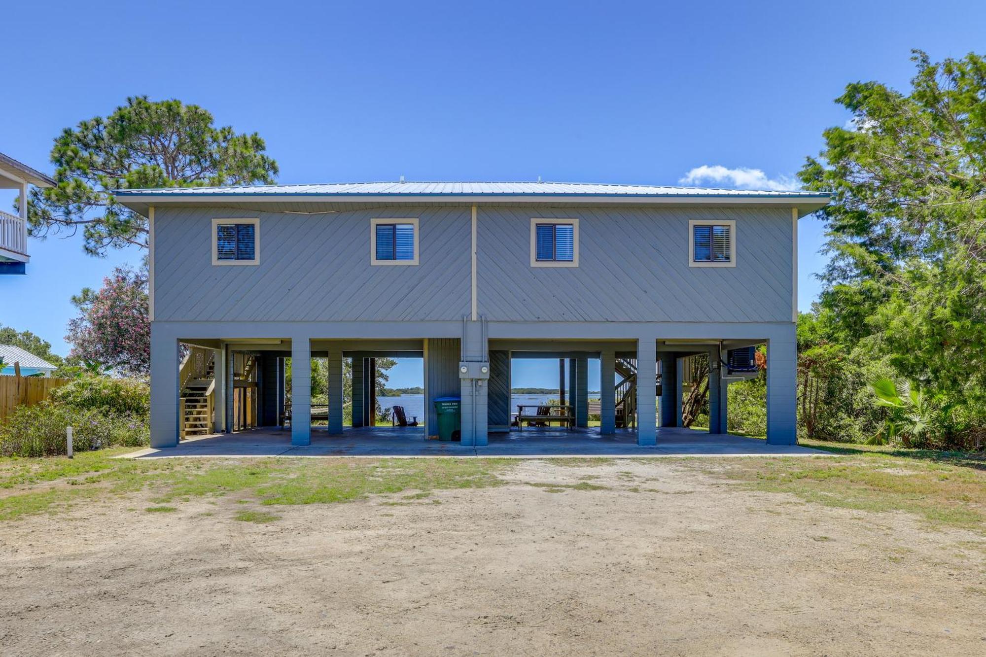 Waterfront Cedar Key Duplex Home Grill And Dock! Bagian luar foto