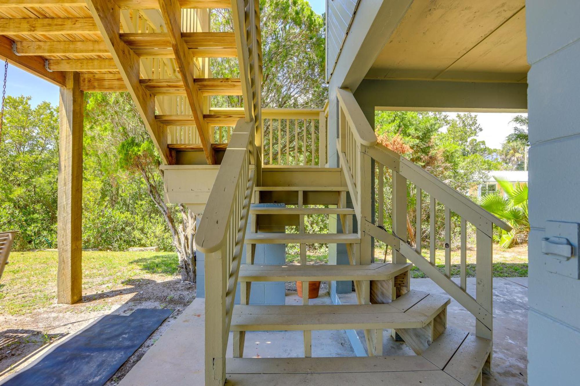 Waterfront Cedar Key Duplex Home Grill And Dock! Bagian luar foto