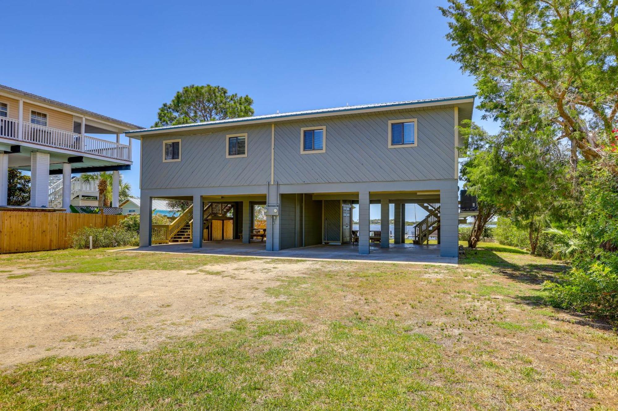 Waterfront Cedar Key Duplex Home Grill And Dock! Bagian luar foto