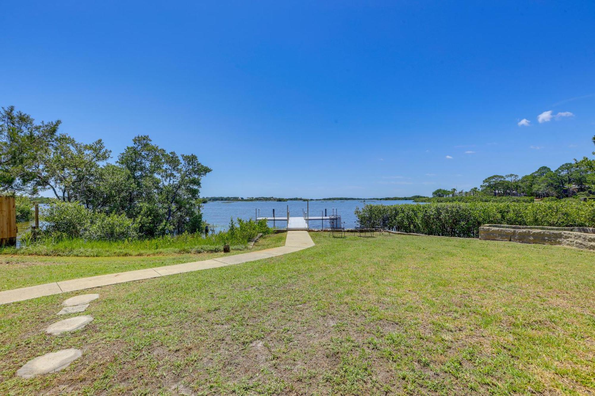 Waterfront Cedar Key Duplex Home Grill And Dock! Bagian luar foto